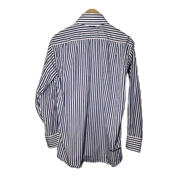 English Laundry Mens Striped Dress Shirt Purple 151/2 32/33 - Picture 3 of 8